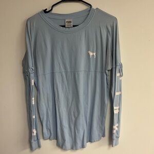 SOLD PINK Victoria's Secret Sky Blue Top
